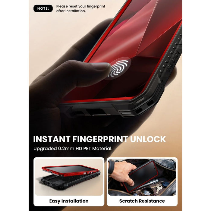 Supcase ArmorBox Mag MagSafe Case for Samsung Galaxy S26 Ultra - Red and Black