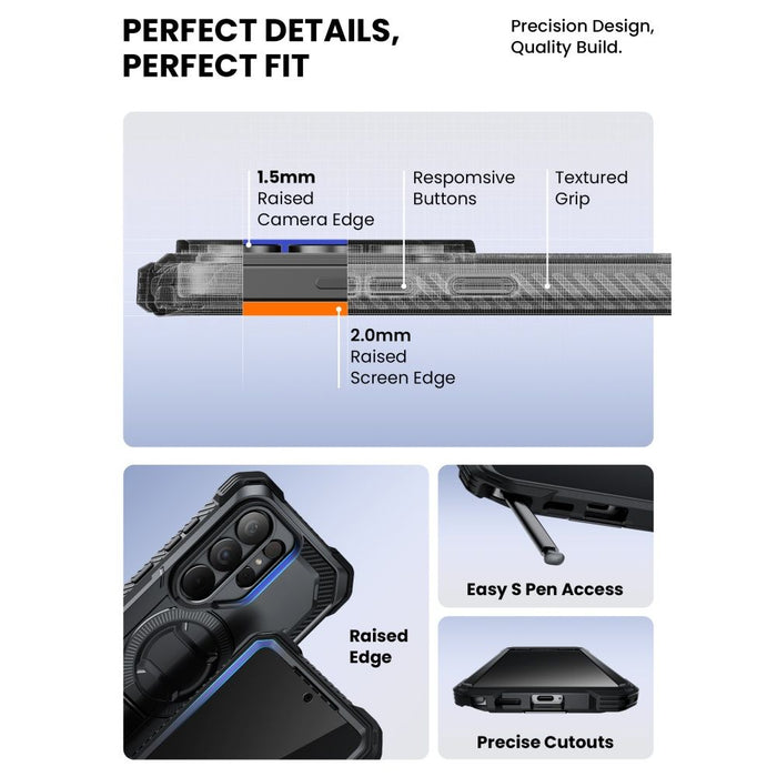 Supcase iBlason ArmorBox Clip Mag MagSafe Case for Samsung Galaxy S26 Ultra - Black