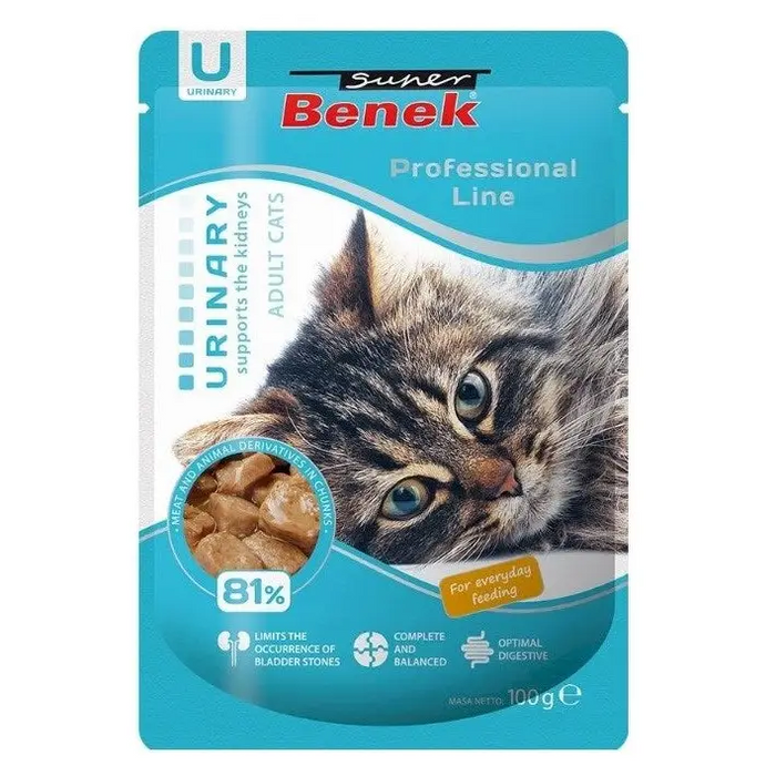 SUPER BENEK Urinary - wet cat food - 100g - Wet foodDLK-KAM<<<For the catDLK<<<ActionPL