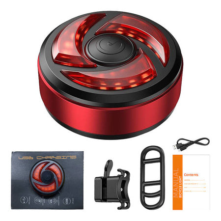 Superfire BTL02 rear bike light, USB, 330 mAh, 3 modes