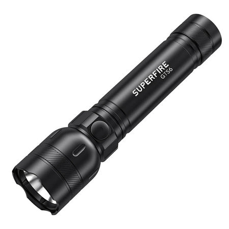 Superfire GTS6 flashlight, 360 lm, USB-C, 7W, 5 modes, 150m