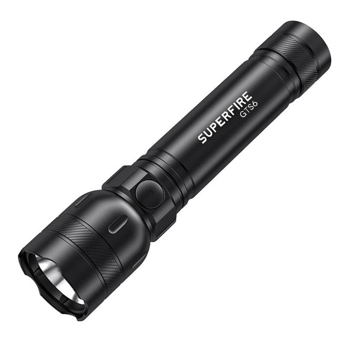 Superfire GTS6 flashlight, 360 lm, USB-C, 7W, 5 modes, 150m