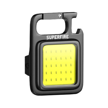 Superfire MX16 flashlight, 600 lm, 500 mAh, USB-C, 4 modes