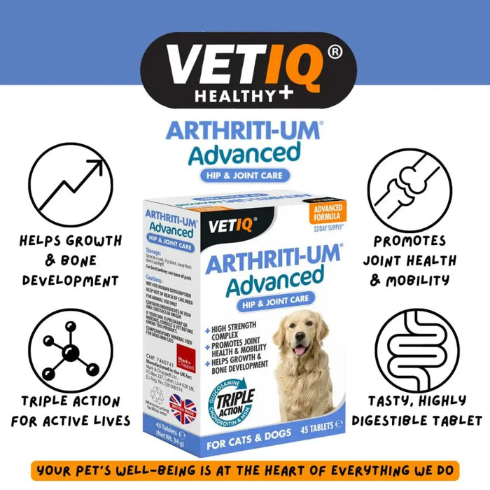 Supplements and vitamins Mark & Chappell VETIQ ARTHRITI-UM ADVANCED - Домашни Животни<<<Дом Градина<<<BigBuy&&&Хранене