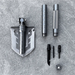 Survival shovel 10-in-1 folding shovel with knife screwdriver glass breaker - Others<<<HurtelXML