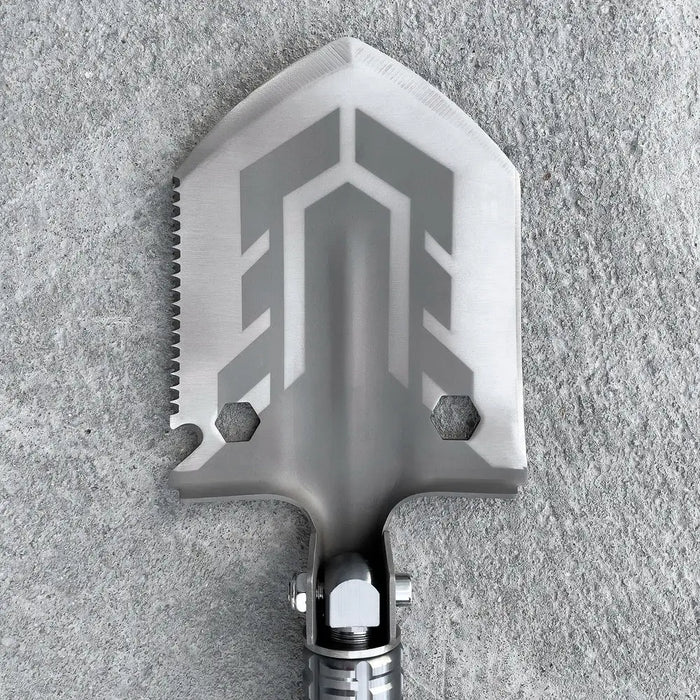 Survival shovel 10-in-1 folding shovel with knife screwdriver glass breaker - Others<<<HurtelXML