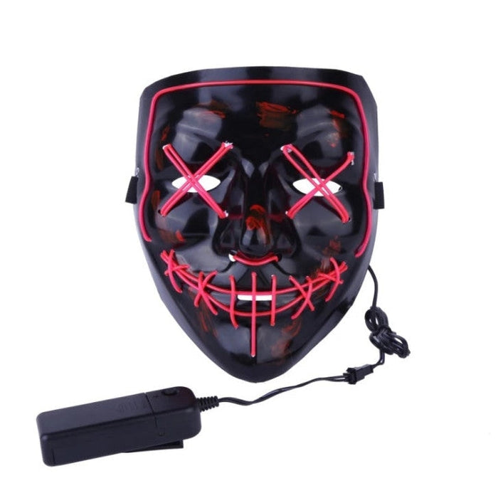 Purge Skull LED Mask for Halloween, Party, New Year, Birthday