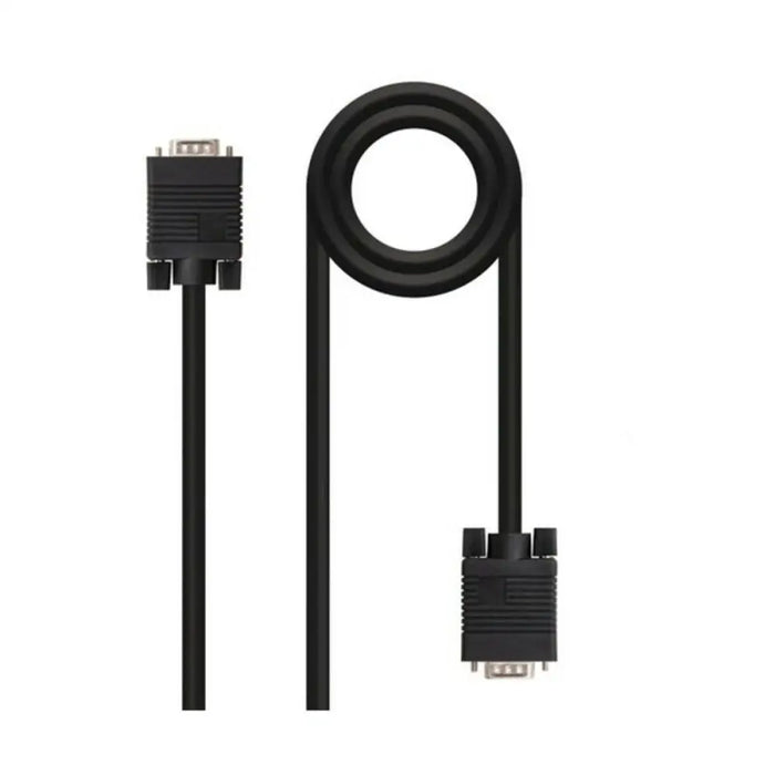 SVGA Cable NANOCABLE 10.15.130 Black - Електроника Телевизори<<<Компютри| Електроника<<<BigBuy&&&Аудио и Видео