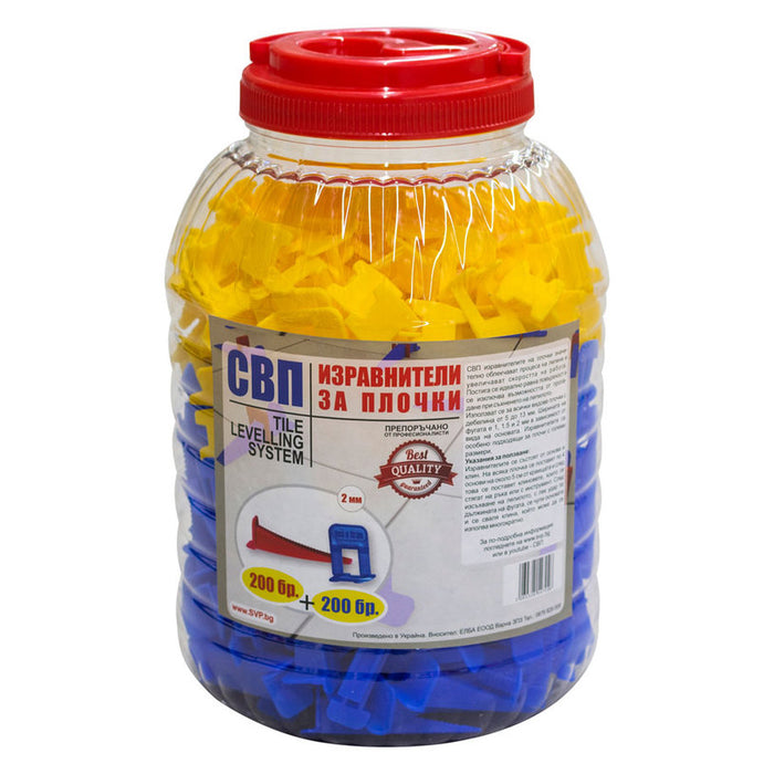 LEVELING SYSTEM 200 + 200 NUMBERS SVP 2 MM