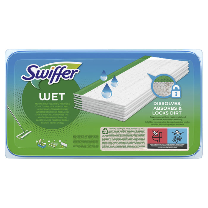 SPARE WET TOWELS FOR DRY AND WET CLEANING 20 PCS SWIFFER