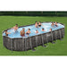 SWIMMING POOL 732X366X122CM BESTWAY 5611T - Басейни с рамка<<<Басейни плажни артикули и оборудване<<<Градина<<<Praktiker