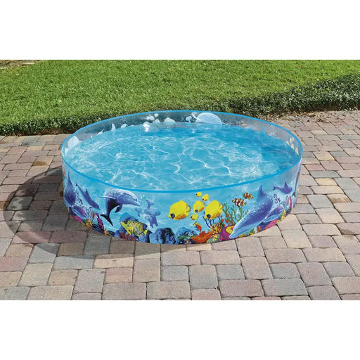 SWIMMING POOL F183X38CM BESTWAY 55030 - Надуваеми басейни<<<Басейни плажни артикули и оборудване<<<Градина<<<Praktiker