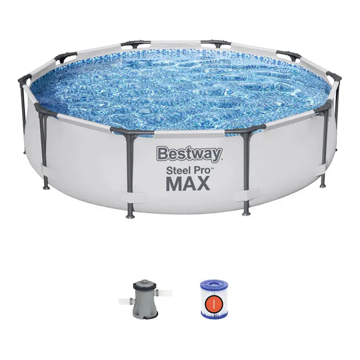 SWIMMING POOL F305X76CM BESTWAY 56408 - Басейни с рамка<<<Басейни плажни артикули и оборудване<<<Градина<<<Praktiker