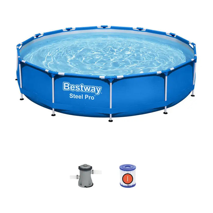 SWIMMING POOL F366X76CM BESTWAY 56681 - Басейни с рамка<<<Басейни плажни артикули и
