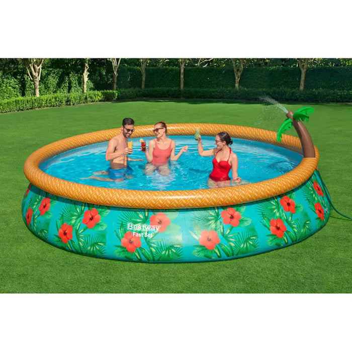 SWIMMING POOL F457X84CM BESTWAY 57416 - Надуваеми басейни<<<Басейни плажни артикули и оборудване<<<Градина<<<Praktiker