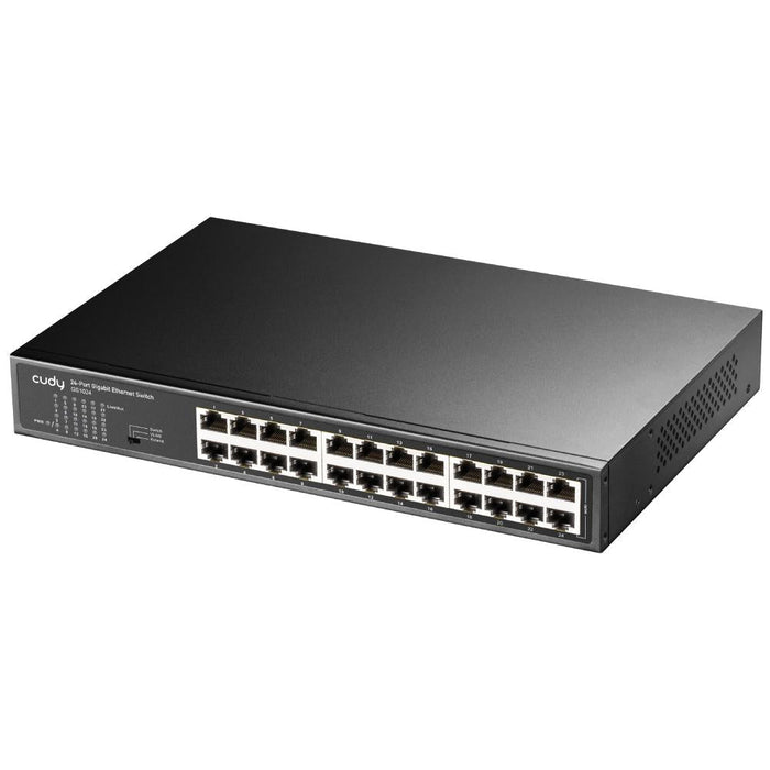Switch Cudy GS1024 24 ports 10/100/1000 Auto-MDI/MDIX for 19’’ rack - Суичове - без контрол<<<Мрежово