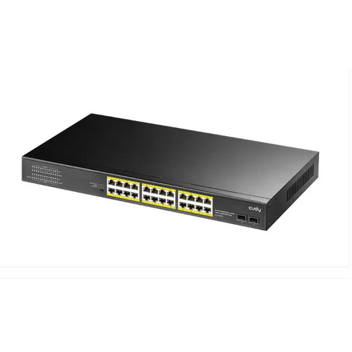 Switch Cudy GS1028PS2 24 ports 10/100/1000 24× GbE with 802.3at/af PoE 2× Uplink SFP Default/VLAN/Extend Modes for 19’’
