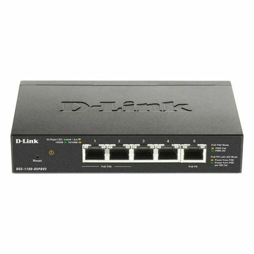 Switch D-Link DGS-1100-05PDV2 - Компютър Мрежи и компоненти<<<Компютри| Електроника<<<BigBuy&&&Суичове<<<Компютър Мрежи