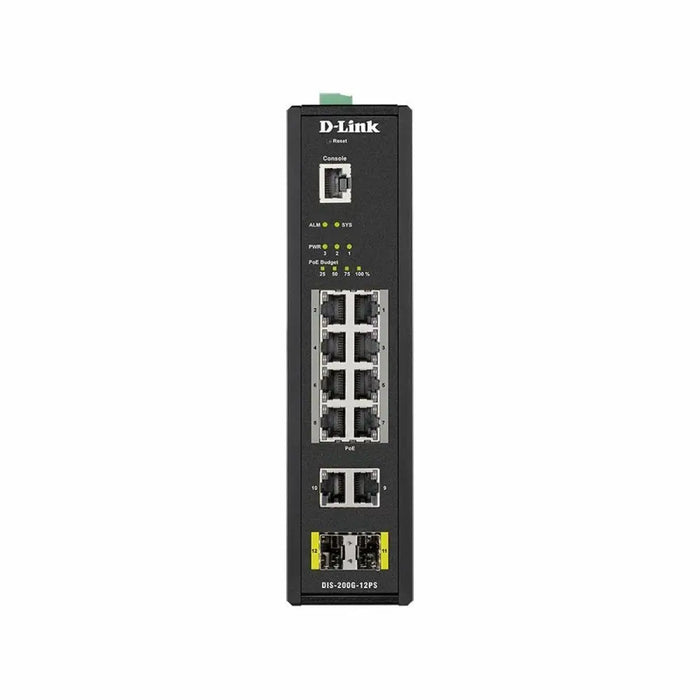 Switch D-Link DIS-200G-12PS - Компютър Мрежи и компоненти<<<Компютри| Електроника<<<BigBuy&&&Суичове<<<Компютър Мрежи и