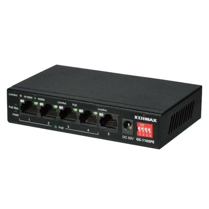 Switch Edimax GS-1105PE - Компютър Мрежи и компоненти<<<Компютри| Електроника<<<BigBuy&&&Суичове<<<Компютър Мрежи и