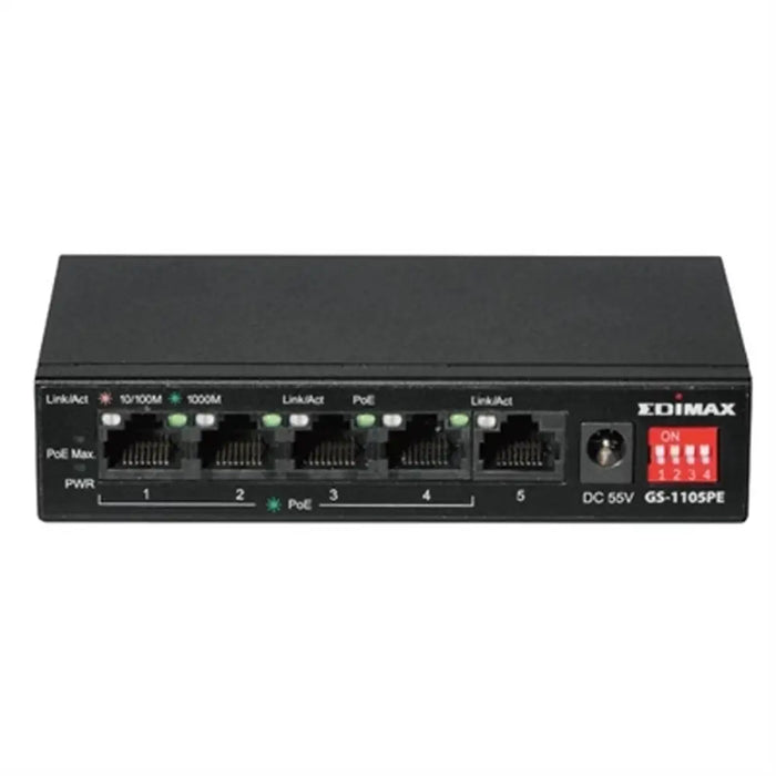 Switch Edimax GS-1105PE - Компютър Мрежи и компоненти<<<Компютри| Електроника<<<BigBuy&&&Суичове<<<Компютър Мрежи и