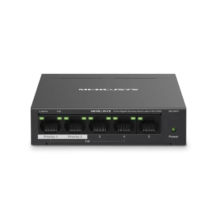 Switch Mercusys MS105GP - Компютър Мрежи и компоненти<<<Компютри| Електроника<<<BigBuy&&&Суичове<<<Компютър Мрежи и