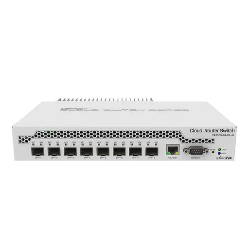 Switch MikroTik CRS309-1G-8S + IN LAN 1 x Gigabit Ethernet ports 8 x SFP+ 10Gbps PoE in - Суичове - с контрол<<<Мрежово