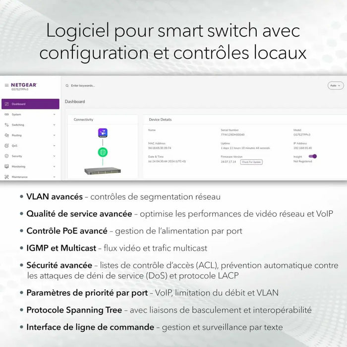 Switch Netgear GS728TXUP-300EUS - Компютър Мрежи и компоненти<<<Компютри| Електроника<<<BigBuy&&&Суичове<<<Компютър