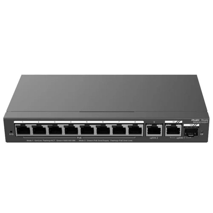 Switch Ruijie RG-ES210GS-P - Компютър Мрежи и компоненти<<<Компютри| Електроника<<<BigBuy&&&Суичове<<<Компютър Мрежи и