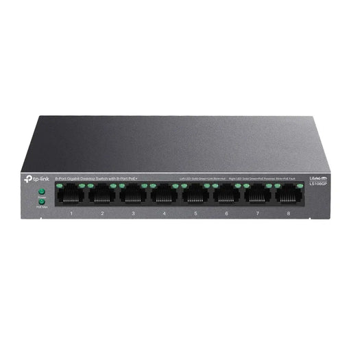 Switch TP-Link LS108GP - SwitchesKIL-SWI<<<CommunicationKIL<<<ActionPL&&&Компютър Мрежи и компоненти<<<Компютри|