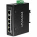 Switch Trendnet TI-E50 RJ-45 x 5 Black - Компютър Мрежи и компоненти<<<Компютри|