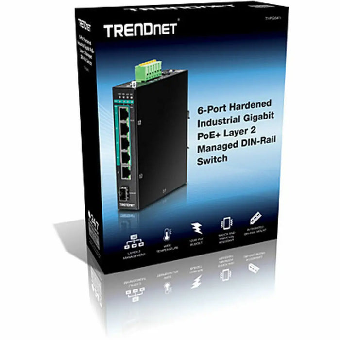 Switch Trendnet TI-PG541I - Компютър Мрежи и компоненти<<<Компютри| Електроника<<<BigBuy&&&Суичове<<<Компютър Мрежи и