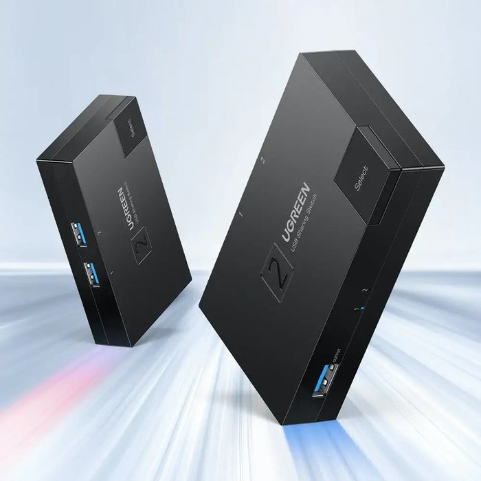 Switch USB 3.0 bidirectional switch Ugreen CM618 - black - KVM switches<<<HurtelXML