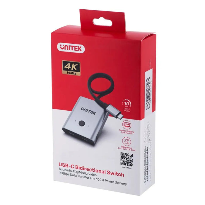 Switch USB-C Unitek D1078A - USB кабели<<<Компютър Кабели и адаптери<<<Компютри|
