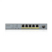 Switch ZyXEL GS1350-6HP 6-port Gigabit Managed PoE 60W - Managed Switches<<<ZyXEL<<<ZyXEL<<<PolyComp&&&Суичове - с