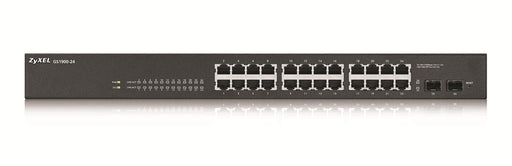 Switch ZYXEL GS1900-24 24 port controllable Gigabit Installation in a cabinet - Managed