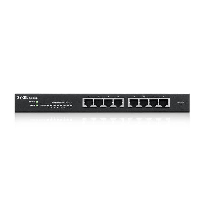 Switch ZyXEL GS1915-8 8-port Gigabit Managed - Managed Switches<<<ZyXEL<<<ZyXEL<<<PolyComp&&&Суичове - с
