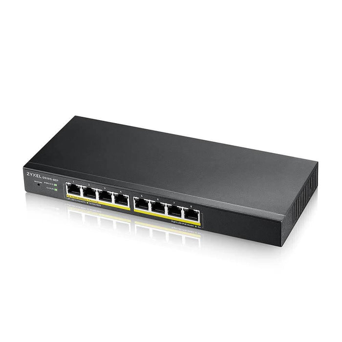 Switch ZyXEL GS1915-8EP 8-port Gigabit Managed PoE - Managed Switches<<<ZyXEL<<<ZyXEL<<<PolyComp&&&Суичове - с