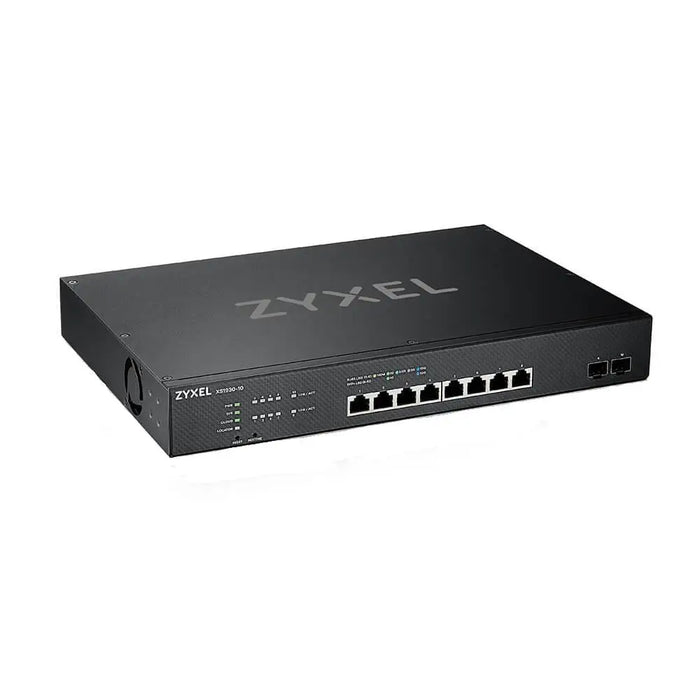 Switch ZYXEL XS1930-10 8-port managed 10Gb 2xSFP for mounting in a cabinet - Managed