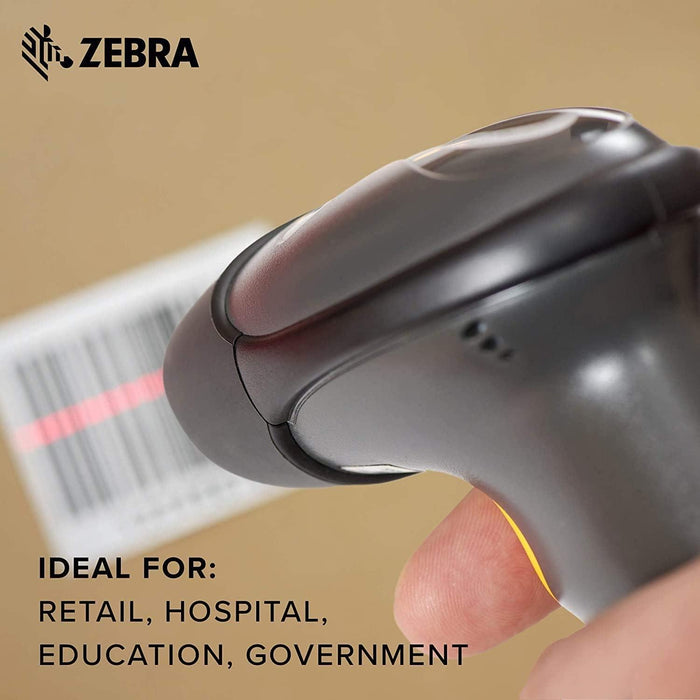 Barcode scanner Symbol LS2208, Cable and stand