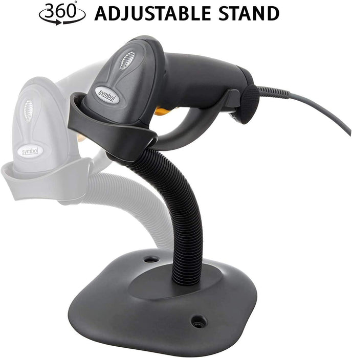 Barcode scanner Symbol LS2208, Cable and stand