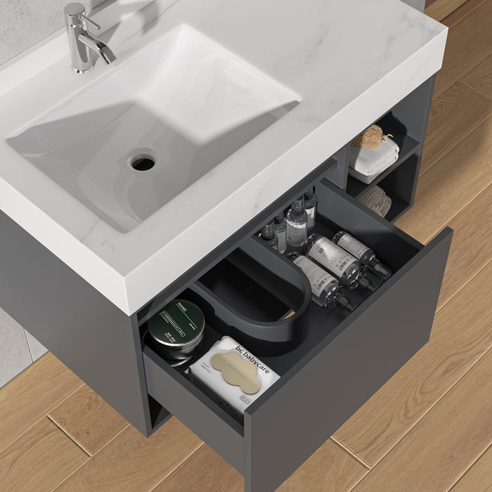 BATHROOM CABINET WITH SYNCHRO WASHBASIN