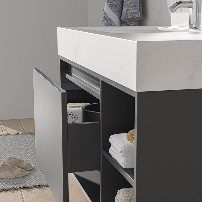 BATHROOM CABINET WITH SYNCHRO WASHBASIN