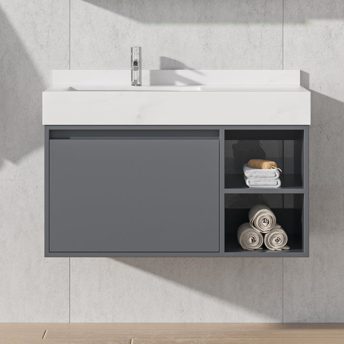 BATHROOM CABINET WITH SYNCHRO WASHBASIN