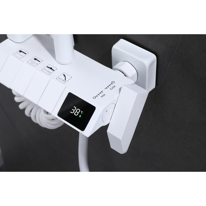 SHOWER SYSTEM THERMOSTAT SYNCHRO SKL-23158 WHITE