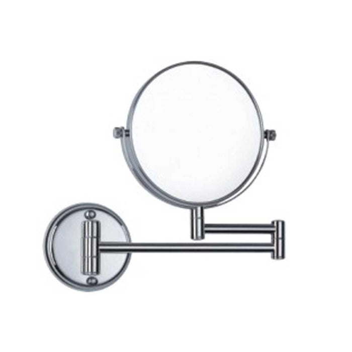 MAGNIFYING BATHROOM MIRROR BRASS