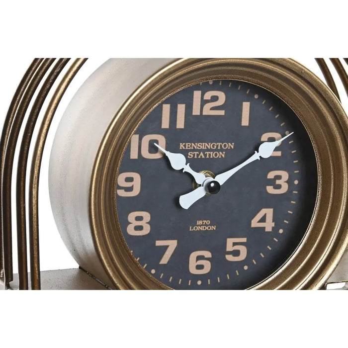 Table clock DKD Home Decor Black Golden Traditional - Декорация и Осветление<<<Дом Градина<<<BigBuy&&&Стенни часовници