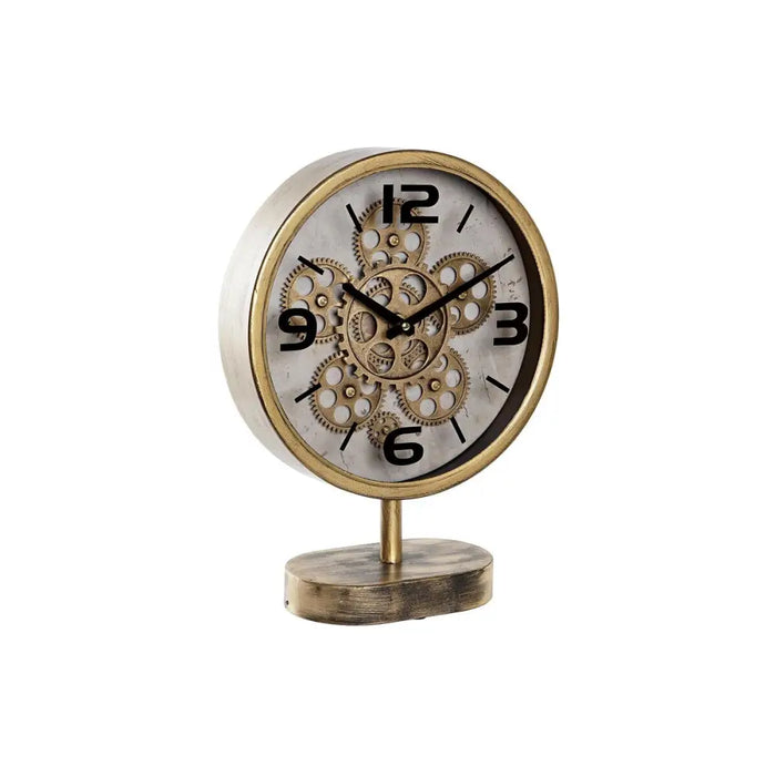 Table clock DKD Home Decor Golden Gears - Декорация и Осветление<<<Дом Градина<<<BigBuy&&&Стенни часовници и