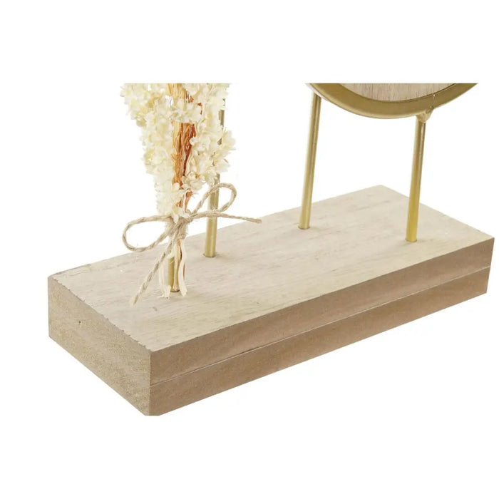 Table clock DKD Home Decor Golden Natural - Декорация и Осветление<<<Дом Градина<<<BigBuy&&&Стенни часовници и