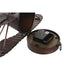 Table clock DKD Home Decor Golden Silver Aeroplane (2 Units) - Декорация и Осветление<<<Дом Градина<<<BigBuy&&&Стенни